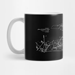 helicopter control Vintage Patent Drawing Mug